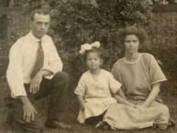 Marie & Parents circa 1914